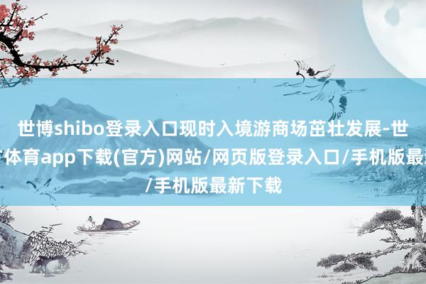 世博shibo登录入口现时入境游商场茁壮发展-世博官方体育app下载(官方)网站/网页版登录入口/手机版最新下载
