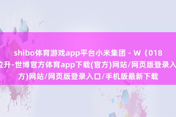 shibo体育游戏app平台小米集团 - W（01810.HK）股价强势拉升-世博官方体育app下载(官方)网站/网页版登录入口/手机版最新下载