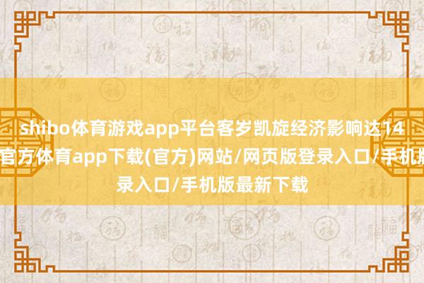 shibo体育游戏app平台客岁凯旋经济影响达14亿元-世博官方体育app下载(官方)网站/网页版登录入口/手机版最新下载