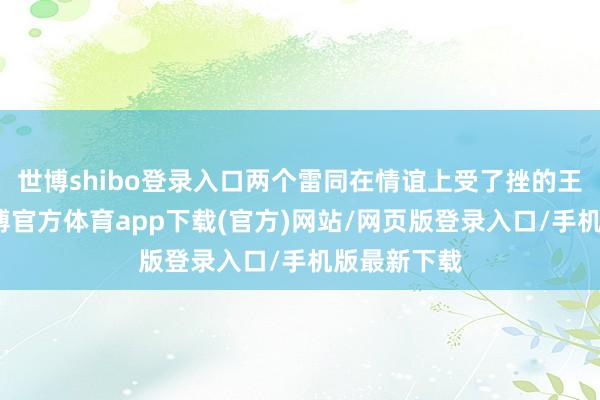 世博shibo登录入口两个雷同在情谊上受了挫的王牌大夫-世博官方体育app下载(官方)网站/网页版登录入口/手机版最新下载