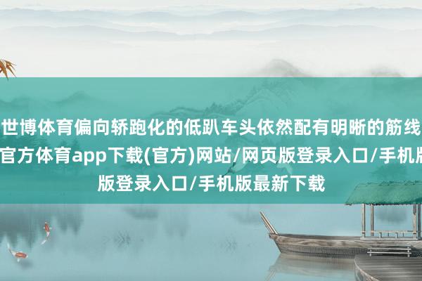 世博体育偏向轿跑化的低趴车头依然配有明晰的筋线勾画-世博官方体育app下载(官方)网站/网页版登录入口/手机版最新下载