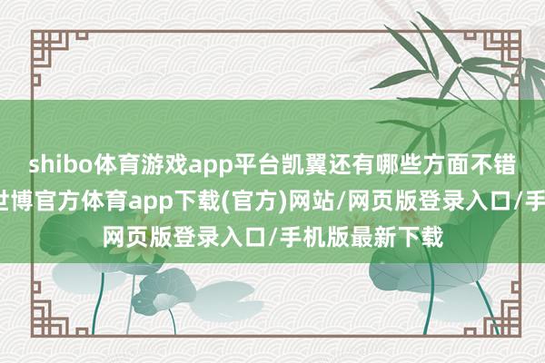 shibo体育游戏app平台凯翼还有哪些方面不错作念得更好-世博官方体育app下载(官方)网站/网页版登录入口/手机版最新下载