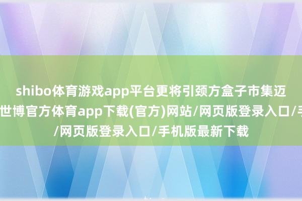 shibo体育游戏app平台更将引颈方盒子市集迈向价值新高度-世博官方体育app下载(官方)网站/网页版登录入口/手机版最新下载