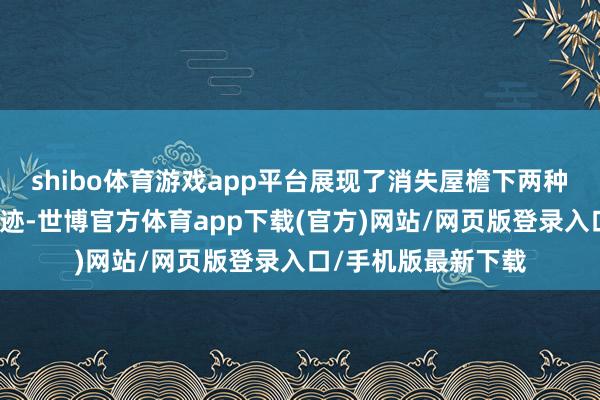 shibo体育游戏app平台展现了消失屋檐下两种迥然相异的生涯轨迹-世博官方体育app下载(官方)网站/网页版登录入口/手机版最新下载