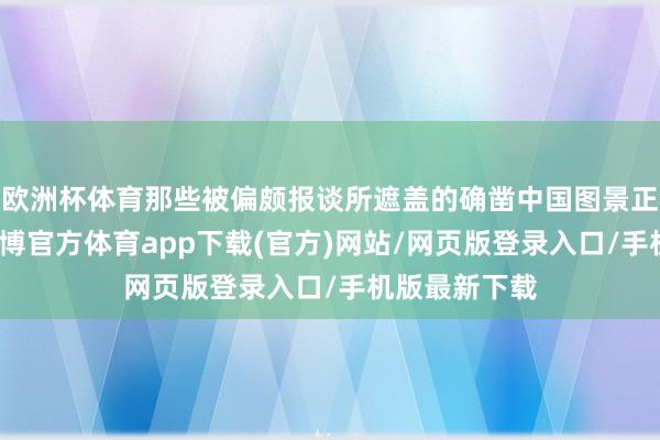欧洲杯体育那些被偏颇报谈所遮盖的确凿中国图景正徐徐张开-世博官方体育app下载(官方)网站/网页版登录入口/手机版最新下载