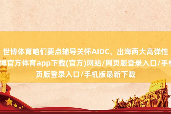 世博体育咱们要点辅导关怀AIDC、出海两大高弹性投资标的-世博官方体育app下载(官方)网站/网页版登录入口/手机版最新下载